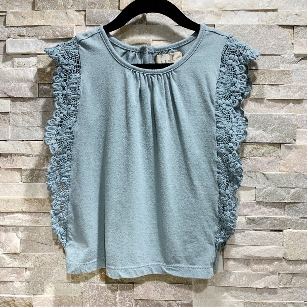 Peek Kids Crochet Tank Top Size S (4-5)